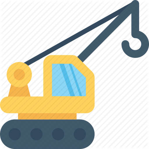 Crane Clipart Bulldozer - Graphic Design (512x512)