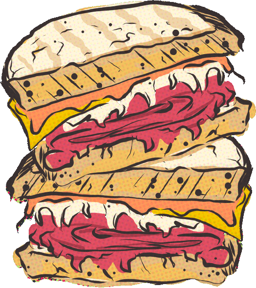 526 X 590 1 - Cartoon Big Sandwich (526x590)