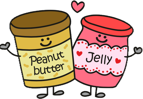 You Go Together Like Peanut Butter And Jelly (611x423)
