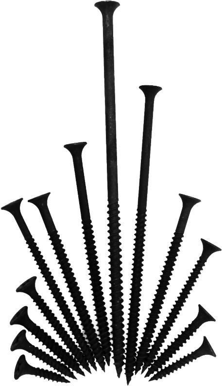 Gypsum / Drywall Screwblack Phosphated - Monochrome (480x821)