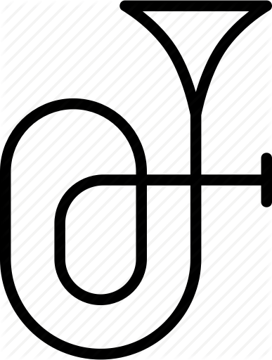 Brass Instrument Symphony Tuba - Illustration (387x512)