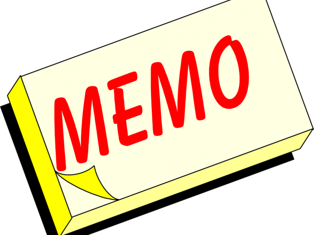 Memo's Cliparts - Memo (640x480)