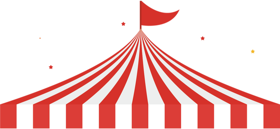 Picture - Transparent Circus Tent Vector (555x256)