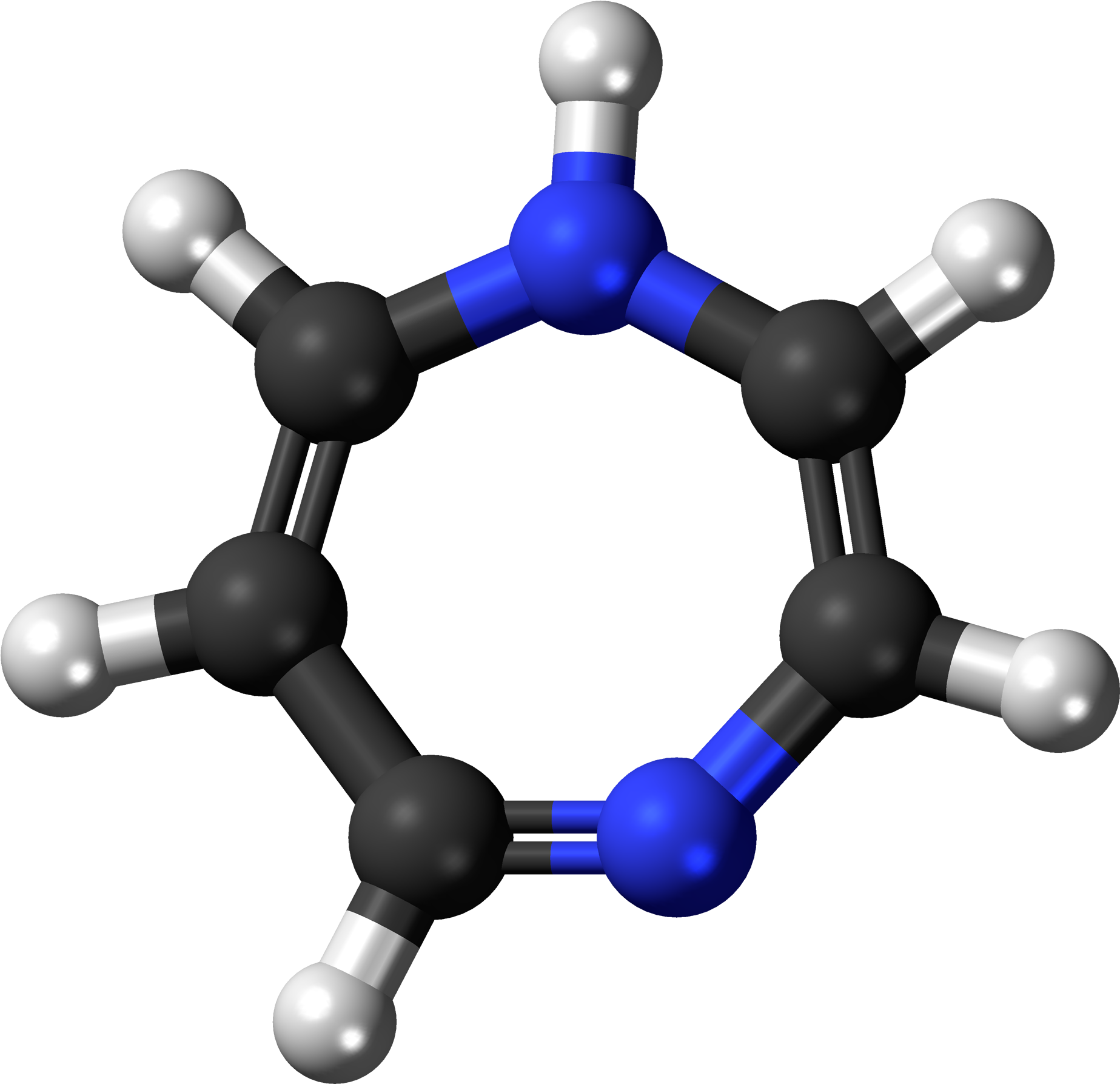Nitrogen Molecule Clip Art - Cis 2 Butene 3d (2000x1940)