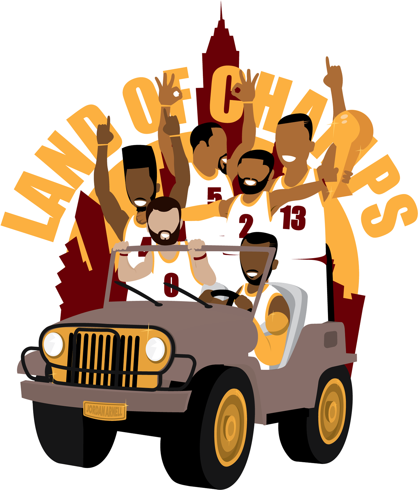 Cleveland Cavaliers Designs - Cleveland Cavaliers Cartoon (1920x1898)