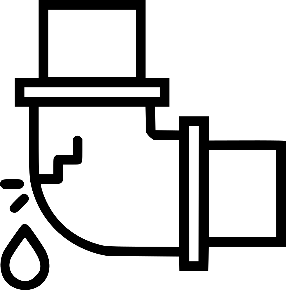 Leaky Elbow Pipe Comments - Broken Pipe Clip Art (980x996)