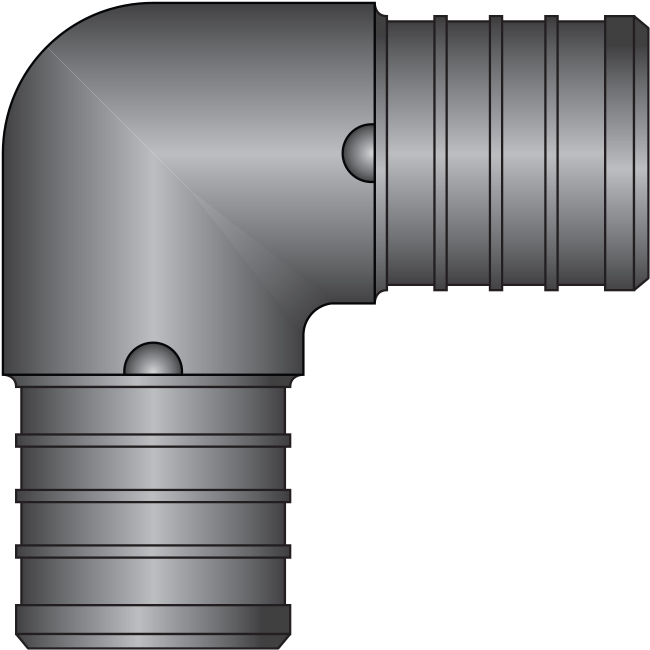 1" × 1" Pex Hpp Elbow - 1" × 1" Pex Hpp Elbow (660x660)