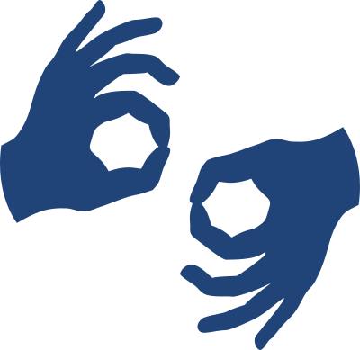 Kaunas Educational Centre For The Deaf And Hard Of - Ok Hand Sign (400x389)