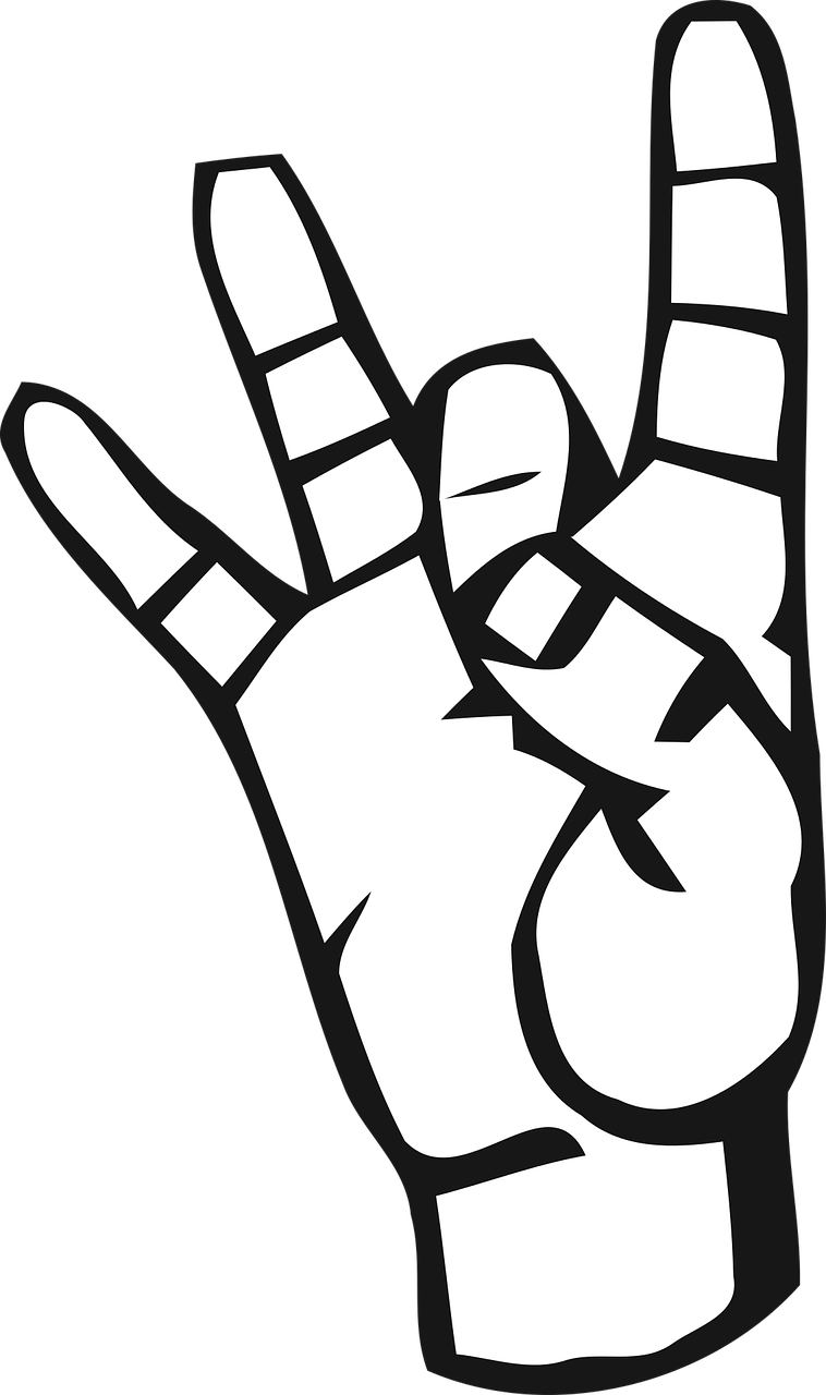 Alphabet Deaf Deaf Alphabet - Sign Language Number 8 (758x1280)
