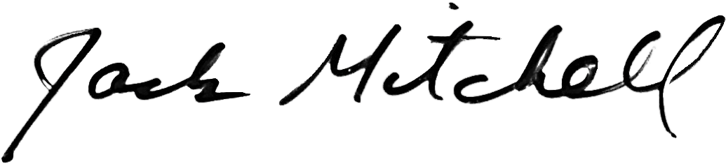Jack Mitchell Signature - Jake Mitchell Signature (1055x259)