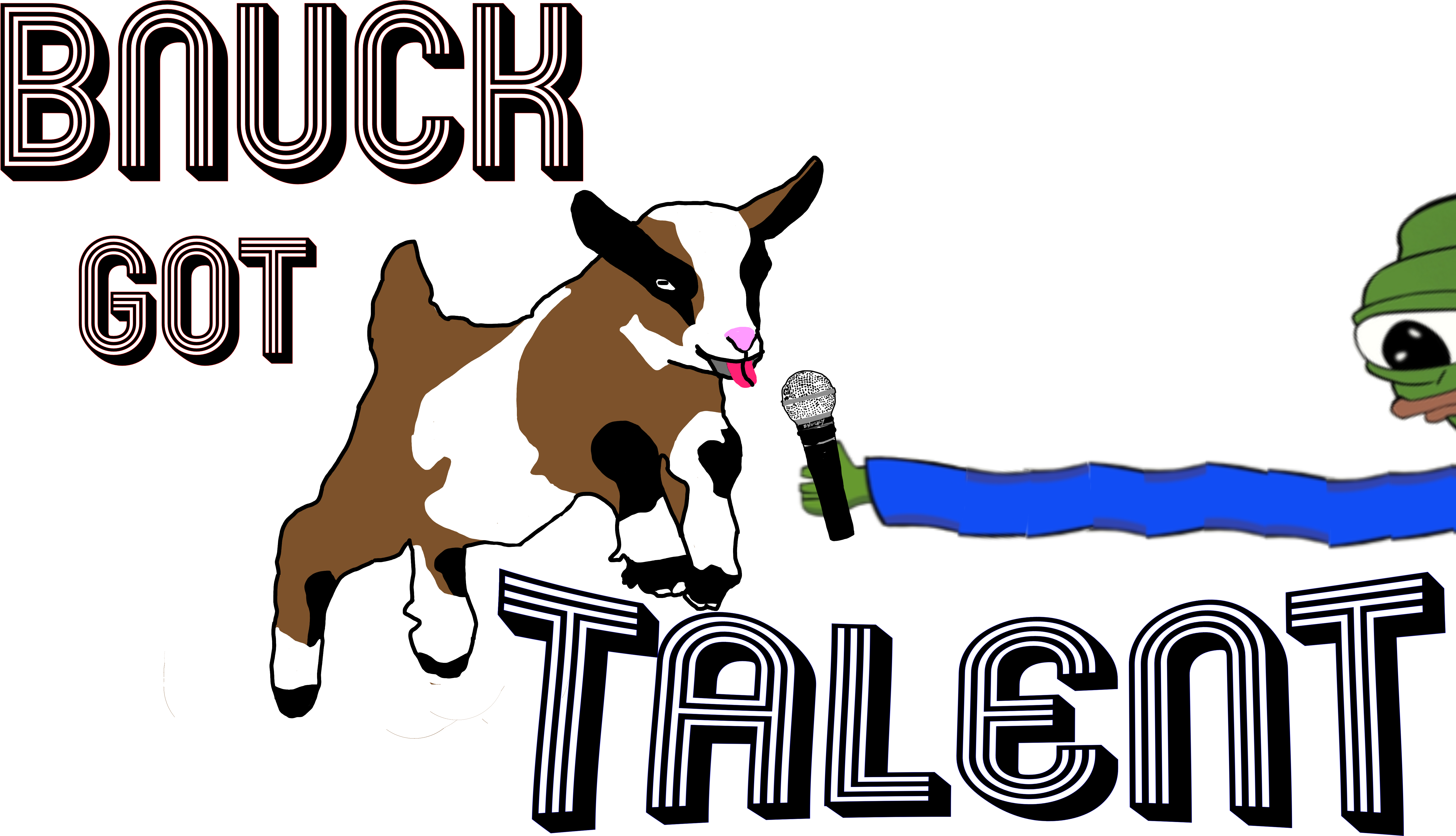 Buck's Got Talent Poster, Complete With A Transparent - Dairy Cow (6400x3600)