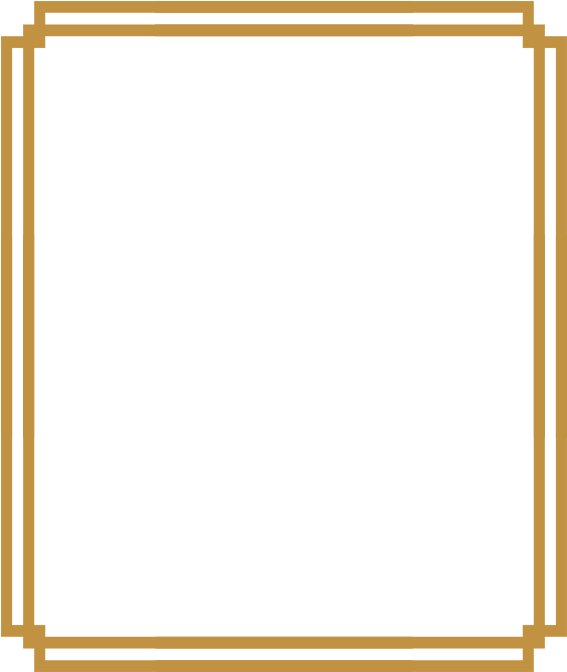 Art Deco Frame - Silicone Shell Border Mold (580x680)