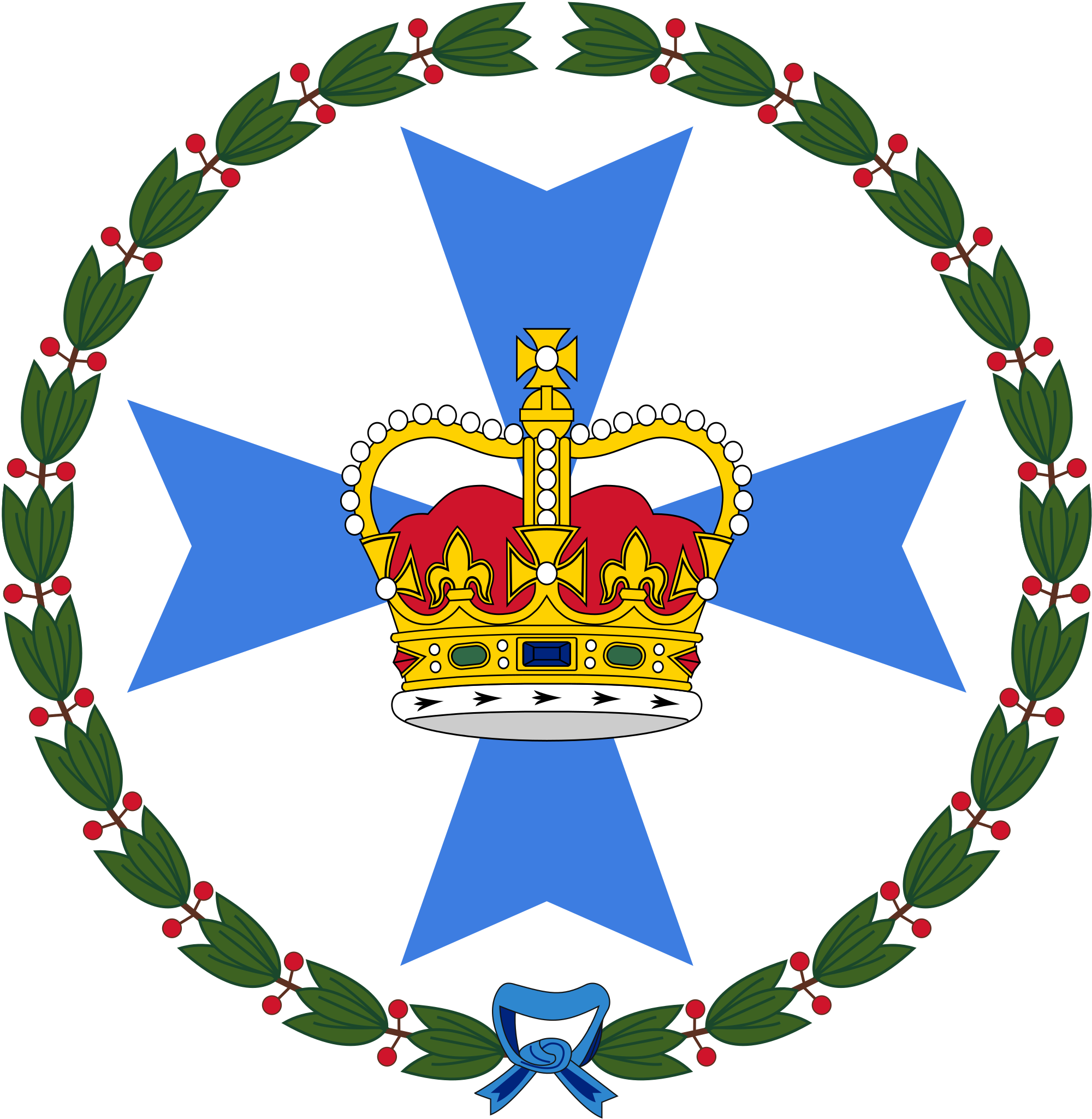 Open - Queensland Coat Of Arms (2000x2049)