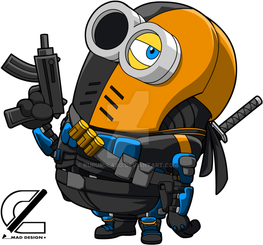 Deathstroke Clipart Minion - Deathstroke Minion (926x863)