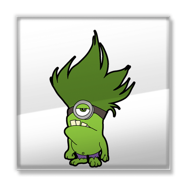 Minions Assemble Mincredible Imaginative - Evil Minion Coloring Page (600x600)