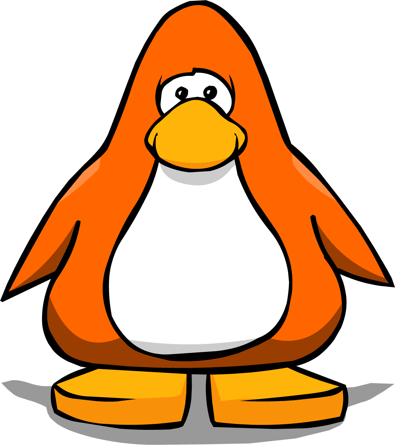Orange Club Penguin Rewritten Wiki Fandom Powered Wikia - Club Penguin Peach Penguin (1380x1555)