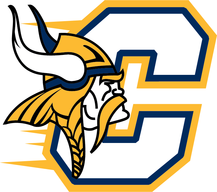 Viking Head With Flying C Logo - Cadillac High School Mascot (741x654)