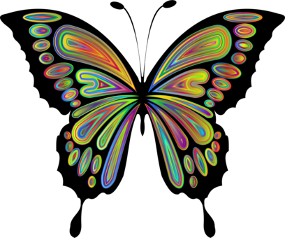 Download Similars - Butterfly Clipart (408x340)
