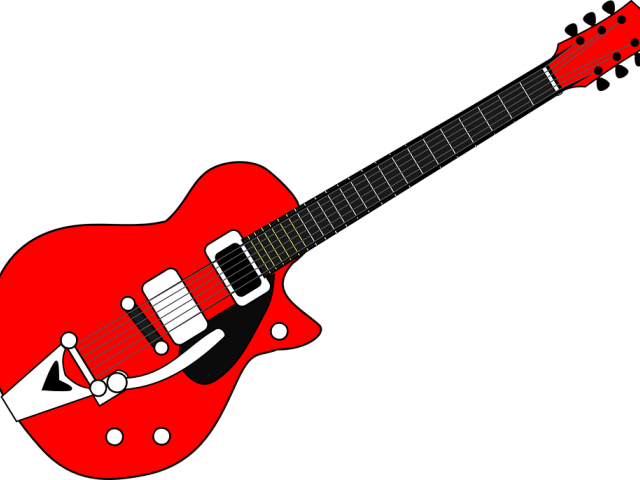 Electric Guitar Clipart (640x480)