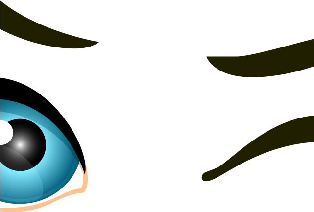 Blue Eyes Clipart Eye Brows - Blue Eyes Clipart Eye Brows (640x480)