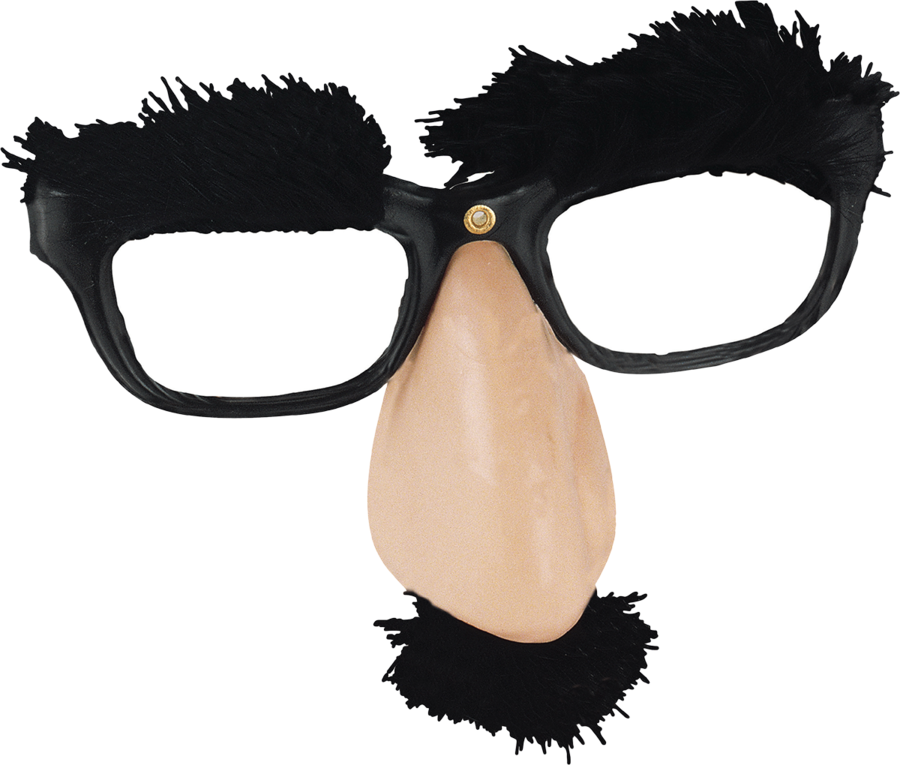 Eyebrow Glasses Clipart Glasses Nose Eyebrow - Eyebrow Glasses (900x765)