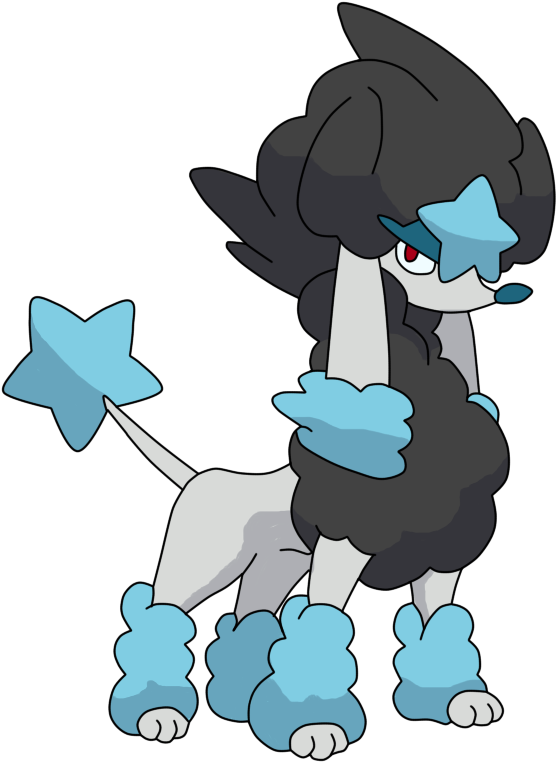 New Furfrou Dama By Fernando0314 - Shiny Star Trim Furfrou (768x768)