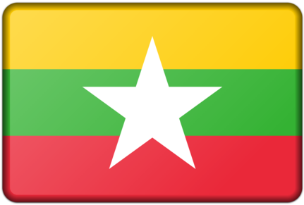 Burma Flag Of Myanmar National Flag Flag Of Shan State - Asean 10 Countries Flags (510x340)
