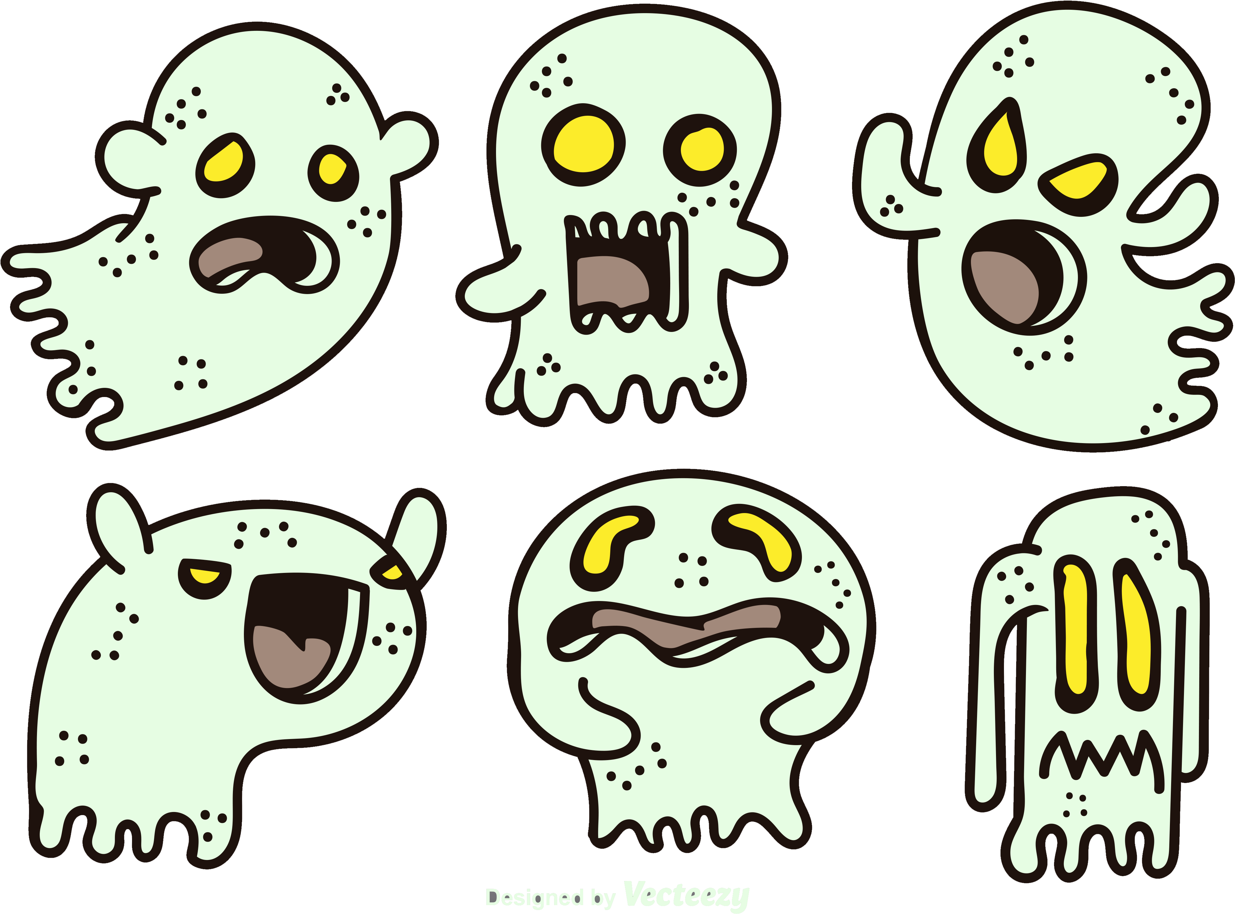 Halloween Ghost Clip Art - Halloween Ghost Clip Art (4566x3250)