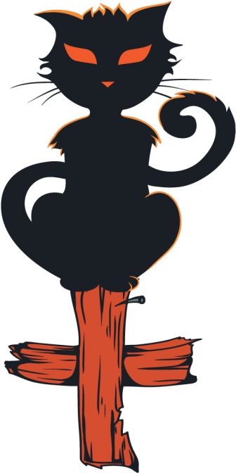 Halloween Cat Pics - Halloweent Tattoo Png Transparent (700x700)