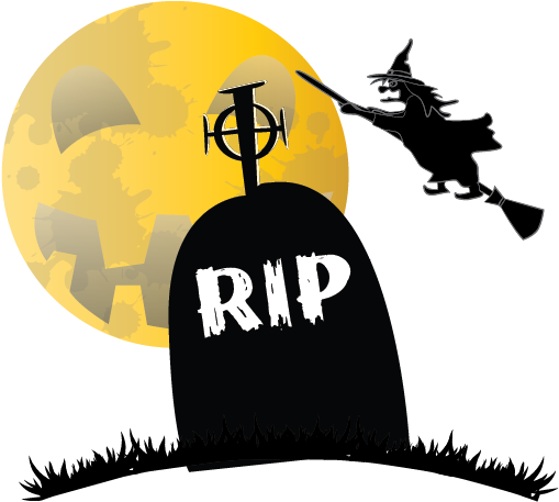 Scary Witches Pictures - Cemetery (512x512)
