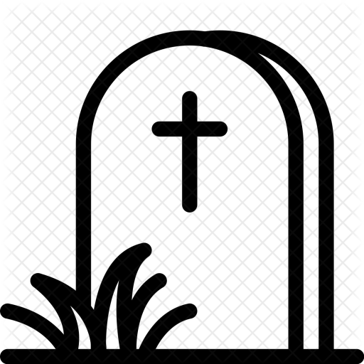 Halloween, Grave, Death, Cemetery, Graveyard Icon - Death Icon (512x512)