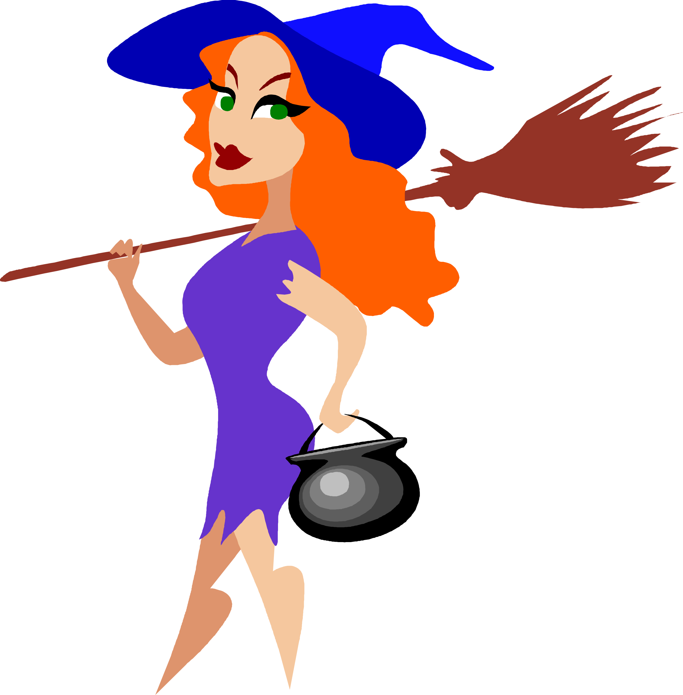 Scary Girl Zombie Ahninniah Halloween 999px 175 - Free Images Of Witches (2361x2400)
