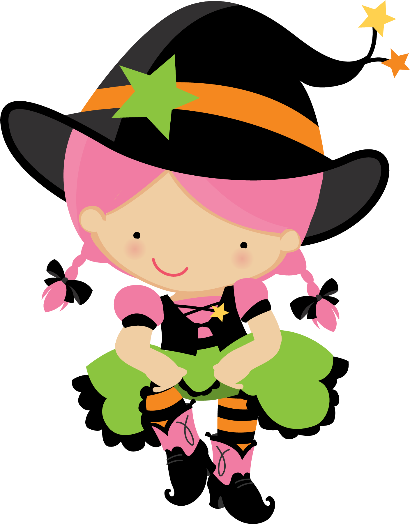 Children Dressed For Halloween Clipart Is It - Bruxa Minus (1528x2061)