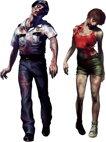 Zombie-005 - Resident Evil 2 Zombies (353x469)