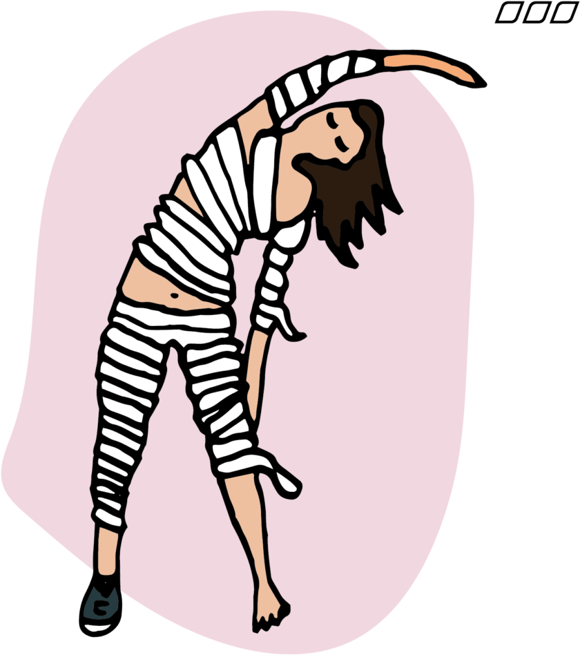 Opening Up Your Hip Flexors And Commencing A Forward - Illustration (1024x1024)