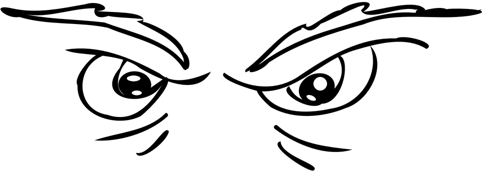 Printable Scary Halloween Eyes Â€“ Festival Collections - Scary Eyes Clipart (960x480)