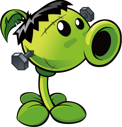 Plants Vs Zombies 2 Peashooter (r) By Illustation16 - Plants Vs Zombies 2 Peashooter (396x412)