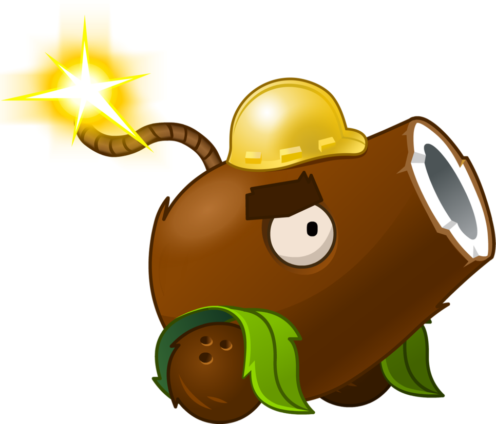 Plants Vs Zombies 2 Coconut Cannon (r) By Illustation16 - Plants Vs Zombies 2 Plants (966x827)