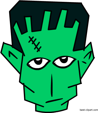 Frankenstein Face Clip Art - Frankenstein (450x450)