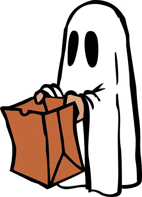 Cartoon, Holiday, Colour, Halloween, Bag - Free Halloween Clip Art (520x720)