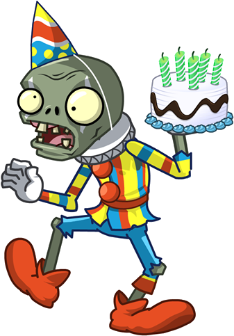 Imágenes De Plants Vs Zombies - Plants Vs Zombies Zombie Birthday (351x492)