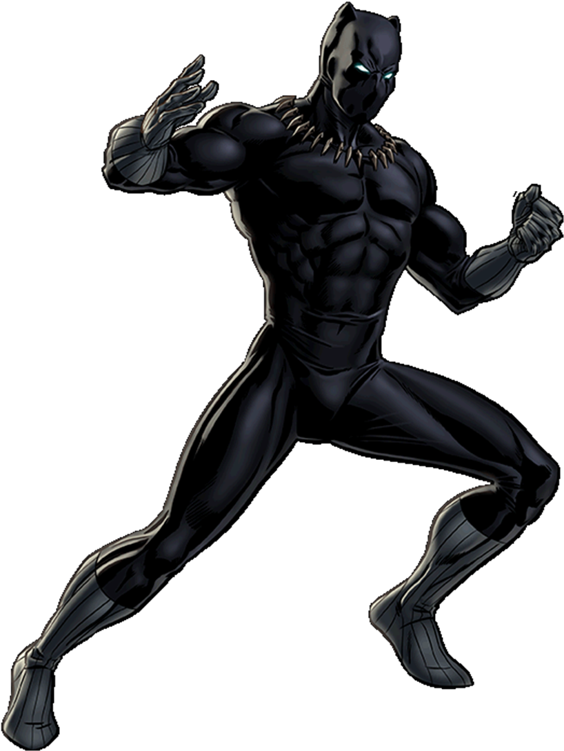 Black Panther Png Transparent Images - Doomfist Vs Black Panther (837x1096)