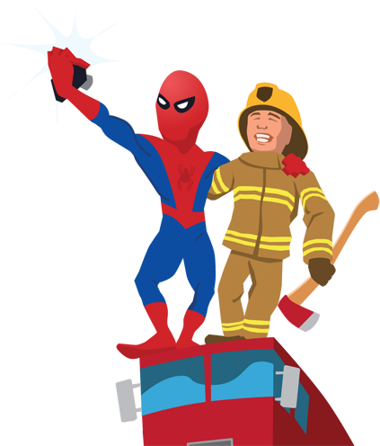 2018 Hours Of Operation* - Spider-man (466x504)