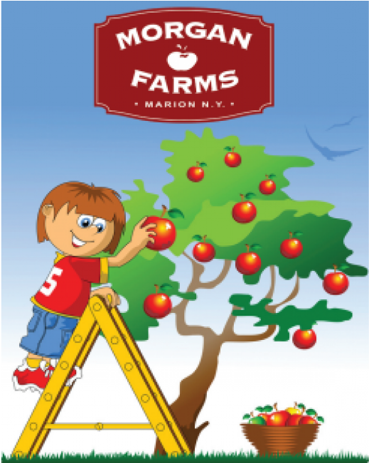 Cory Corners And Marion Walworth Road , Marion , Ny - Illustration (650x650)