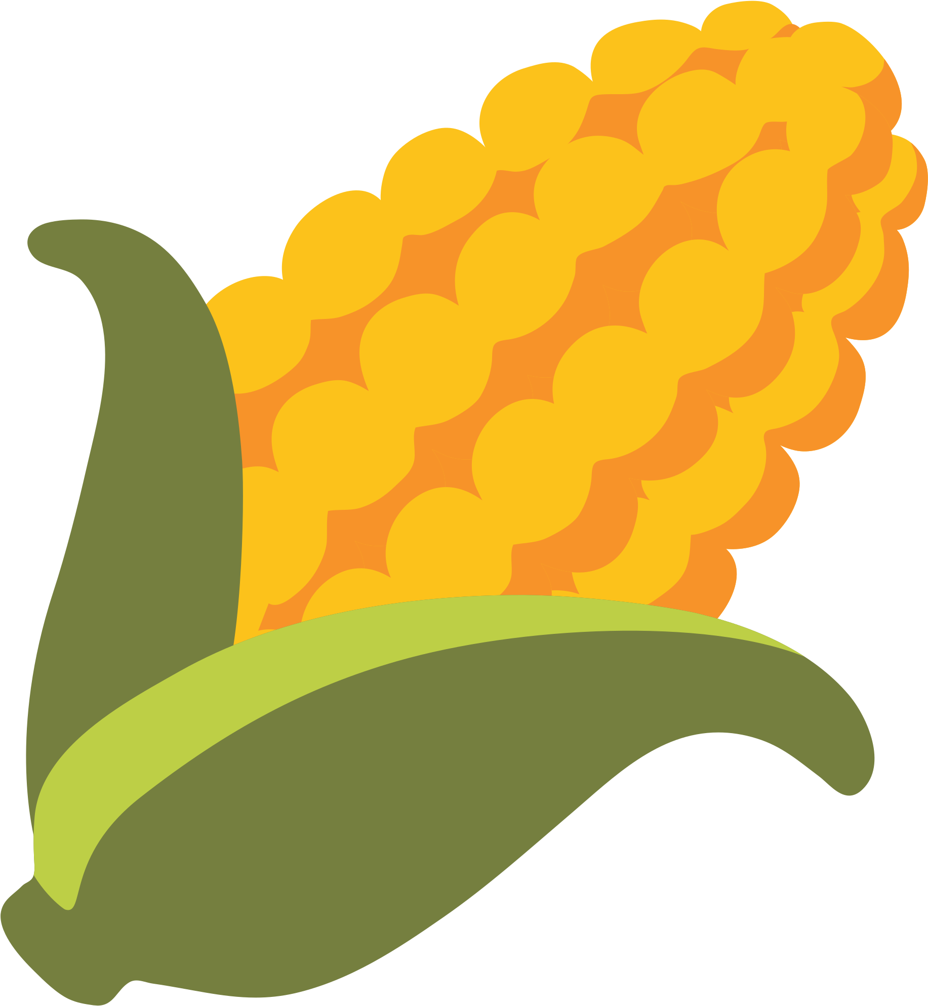 Open - Corn Emoji Png (2000x2000)