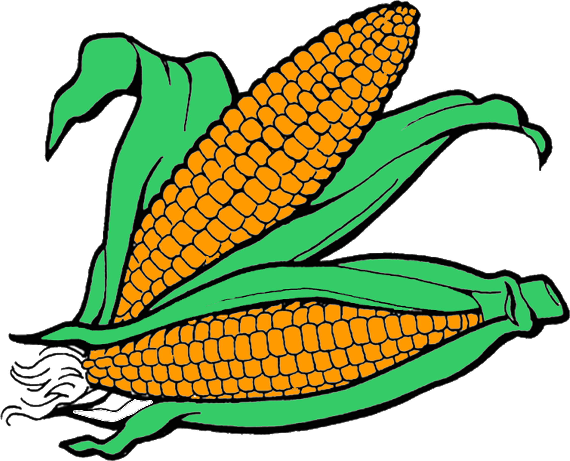 What Do We Yield Affordable It - Clip Art Black And White Corn (2343x2020)