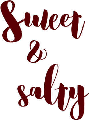 A Perfect Blend Of Sweet & Salty That Will Satisfy - Calligraphy (400x480)