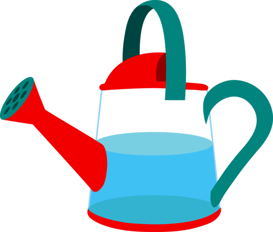 Transparent Garden Watering Can - Cartoon Watering Can Transparent (550x468)