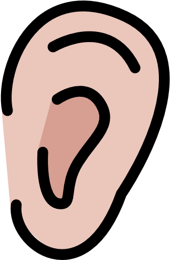 Ear Free Icon - Oido Icono (512x512)