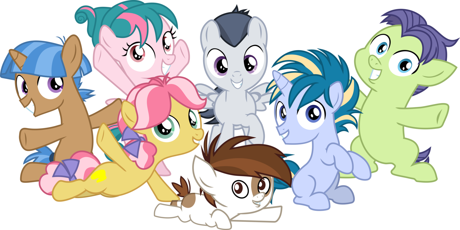 Frownfactory 21 0 Blank Flanks By Frownfactory - Mlp Marks And Recreation Foals (1600x800)